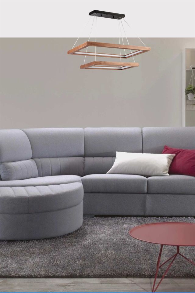 BERGAMA BÜYÜK 2 Lİ YANIK LEDLİ AVİZE 3 RENK