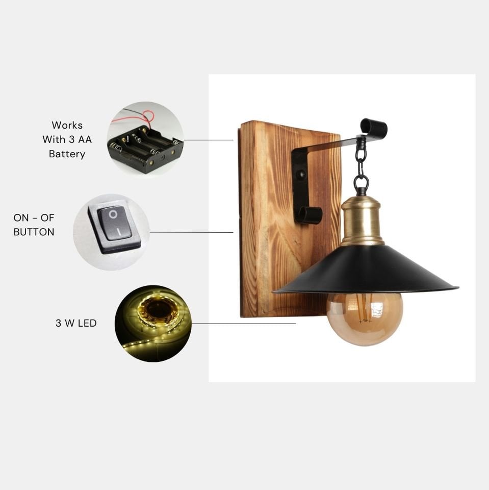 ALKIM PİLLİ YANIK METAL BAŞLIKLI APLİK