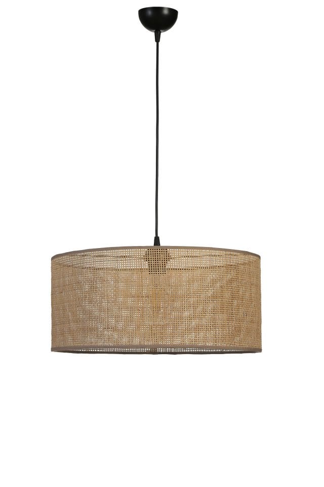 ÖRGÜLÜ RATTAN ABAJUR AVİZE 3 LÜ SET