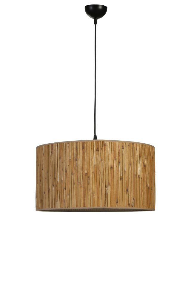 BAMBU 07 ABAJUR AVİZE 3 LÜ SET