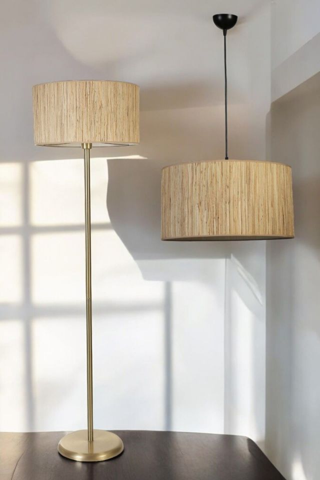 BAMBU 010 AVİZE LAMBADER ESKİTME 2 Lİ SET