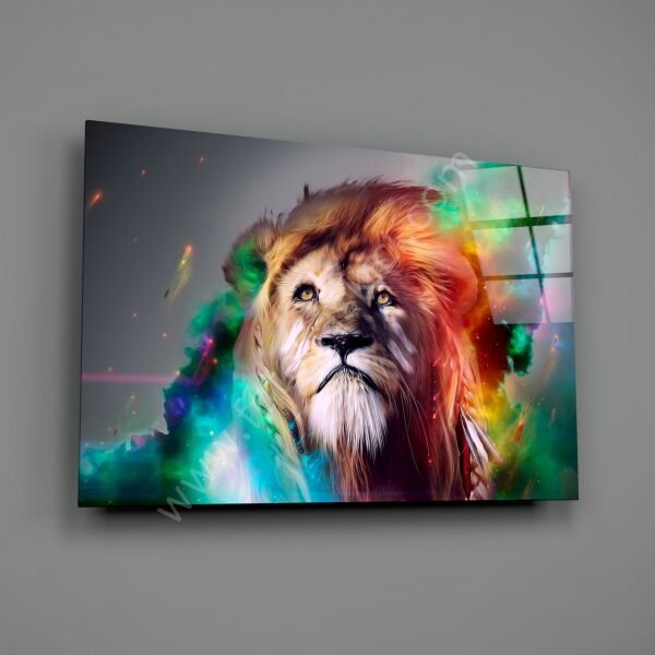 Aslan Cam Tablo