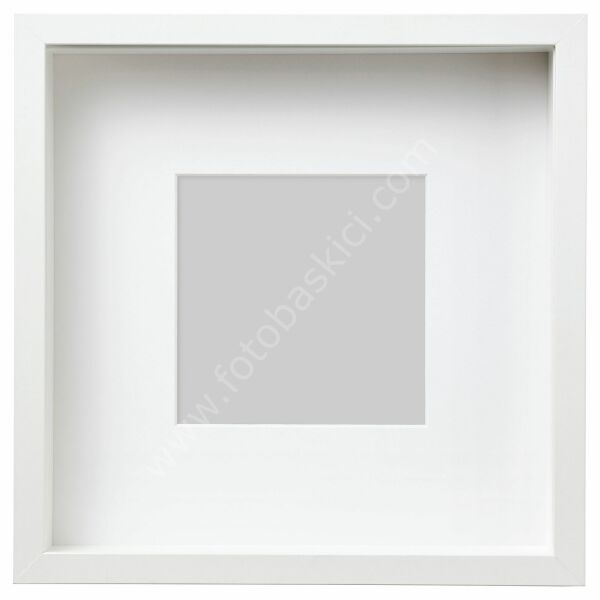 Ahşap Çerçeve Beyaz 25x25 cm SANNAHED