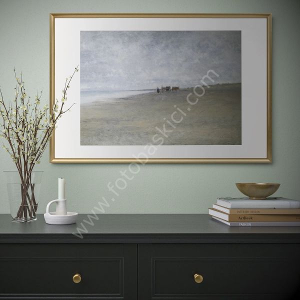 Altın Renk Çerçeve 61x91 cm SILVERHÖJDEN