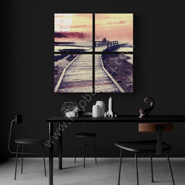 İskele Quadro Cam Tablo