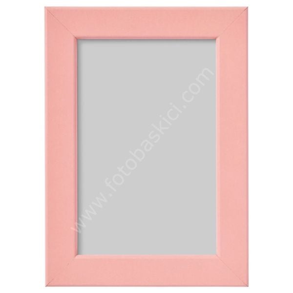 Ahşap Çerçeve Pembe 10x15 cm FISKBO