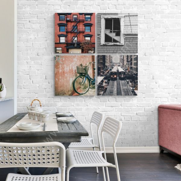 Şehir Quadro Cam Tablo