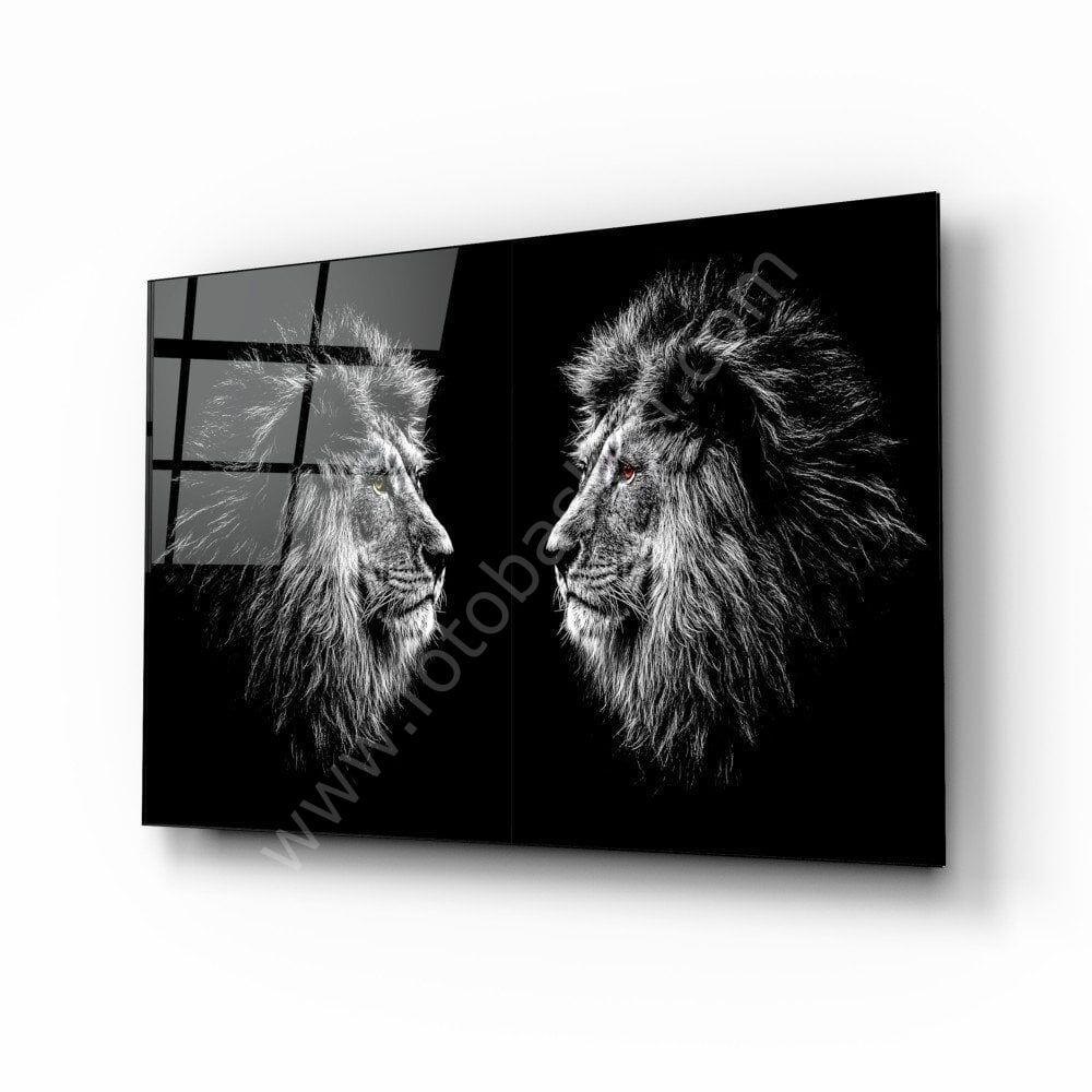 Aslan Cam Tablo No:5030