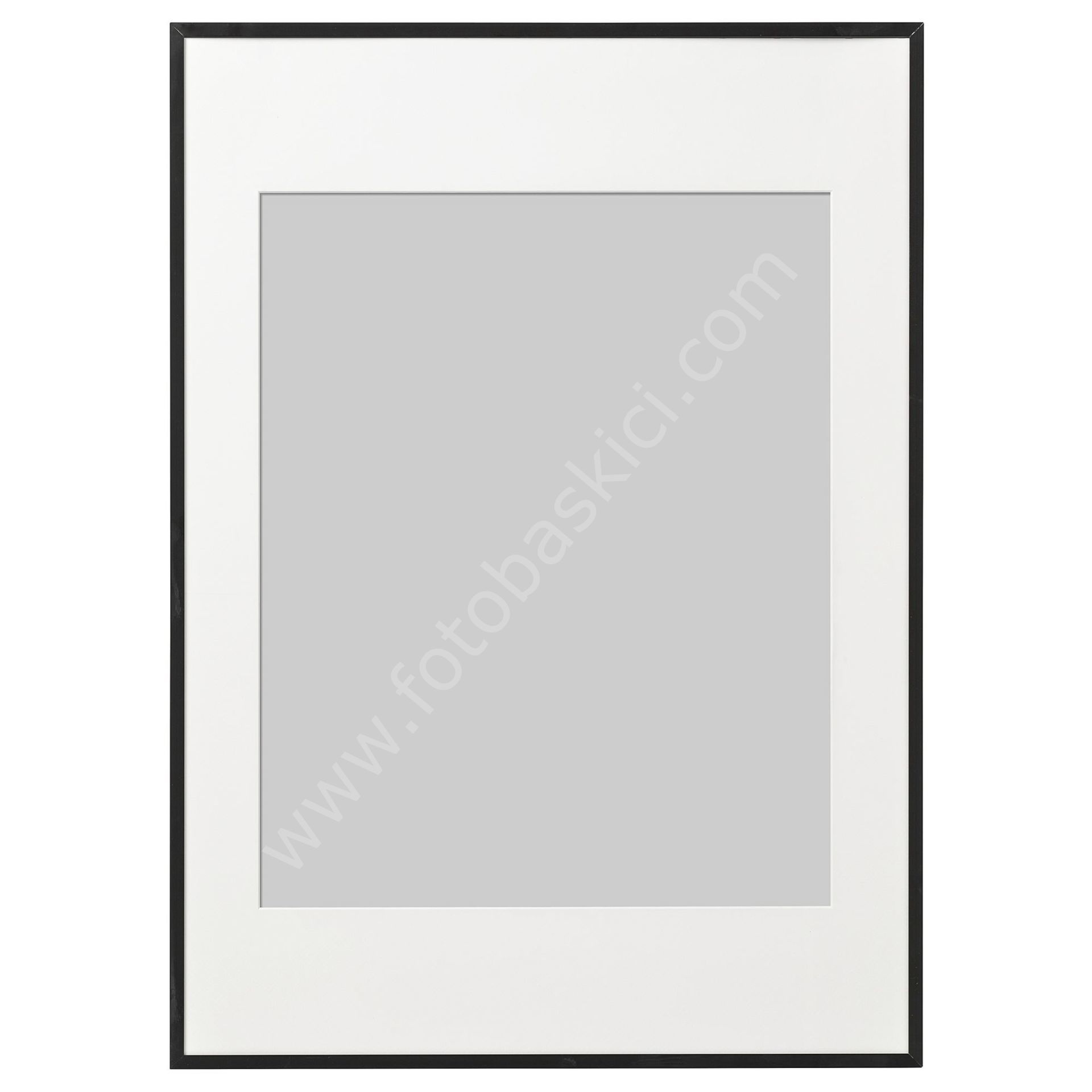 Alüminyum Çerçeve Siyah 50x70 cm LOMVIKEN
