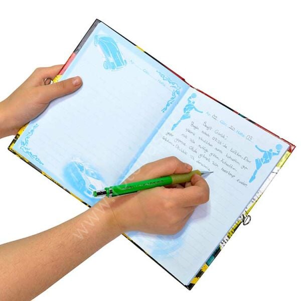 Erkek Çocuk Kilitli Günlük Anı Defteri No:2