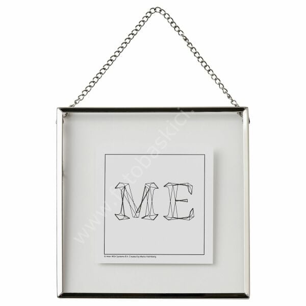 Gri Çerçeve Lame 16x16 cm LERBODA