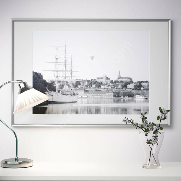 Gri Çerçeve Lame 61x91 cm SILVERHÖJDEN