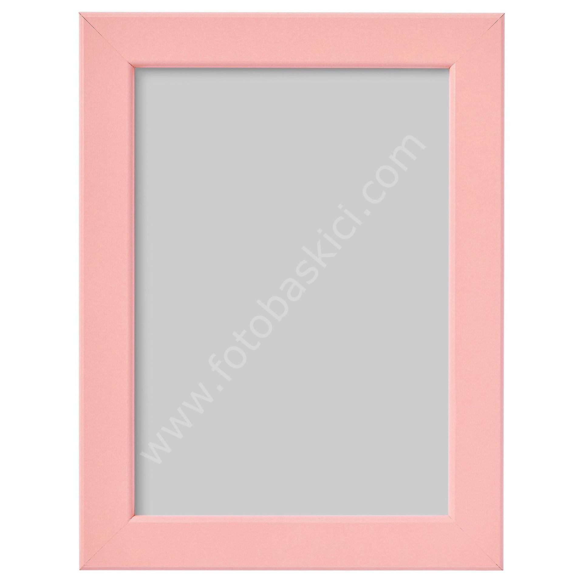 Ahşap Çerçeve Pembe 13x18 cm FISKBO
