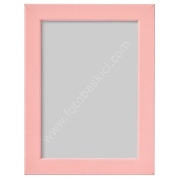 Ahşap Çerçeve Pembe 13x18 cm FISKBO