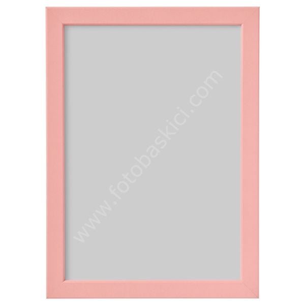 Ahşap Çerçeve Pembe 21x30 cm FISKBO