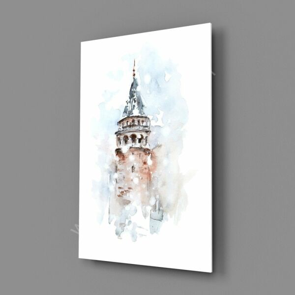 Galata Kulesi Cam Tablo