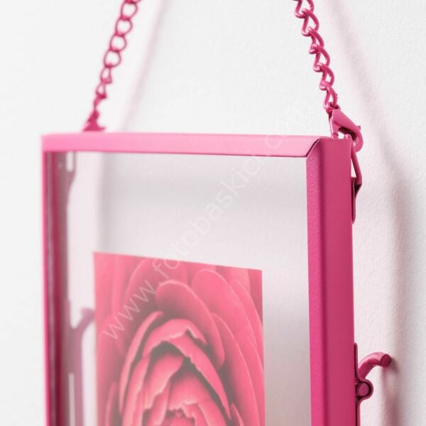 Pembe Renk Çerçeve 16x16 cm