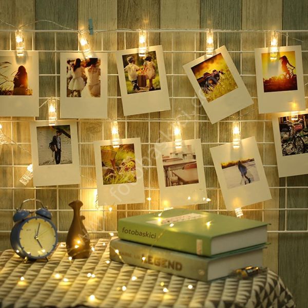 10 Mandallı Pilli Led Işık (Renk Seçenekli)