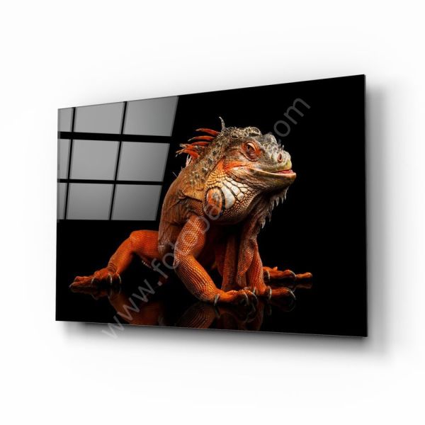 Komodo Ejderi Cam Tablo