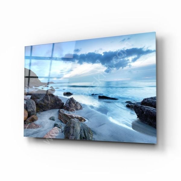 Deniz Manzara Cam Tablo No:2037