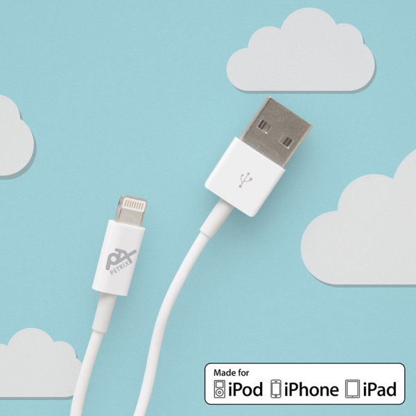 Apple MFI Lisanlı iPhone ve iPad Lightning Data & Şarj Kablosu 100 cm