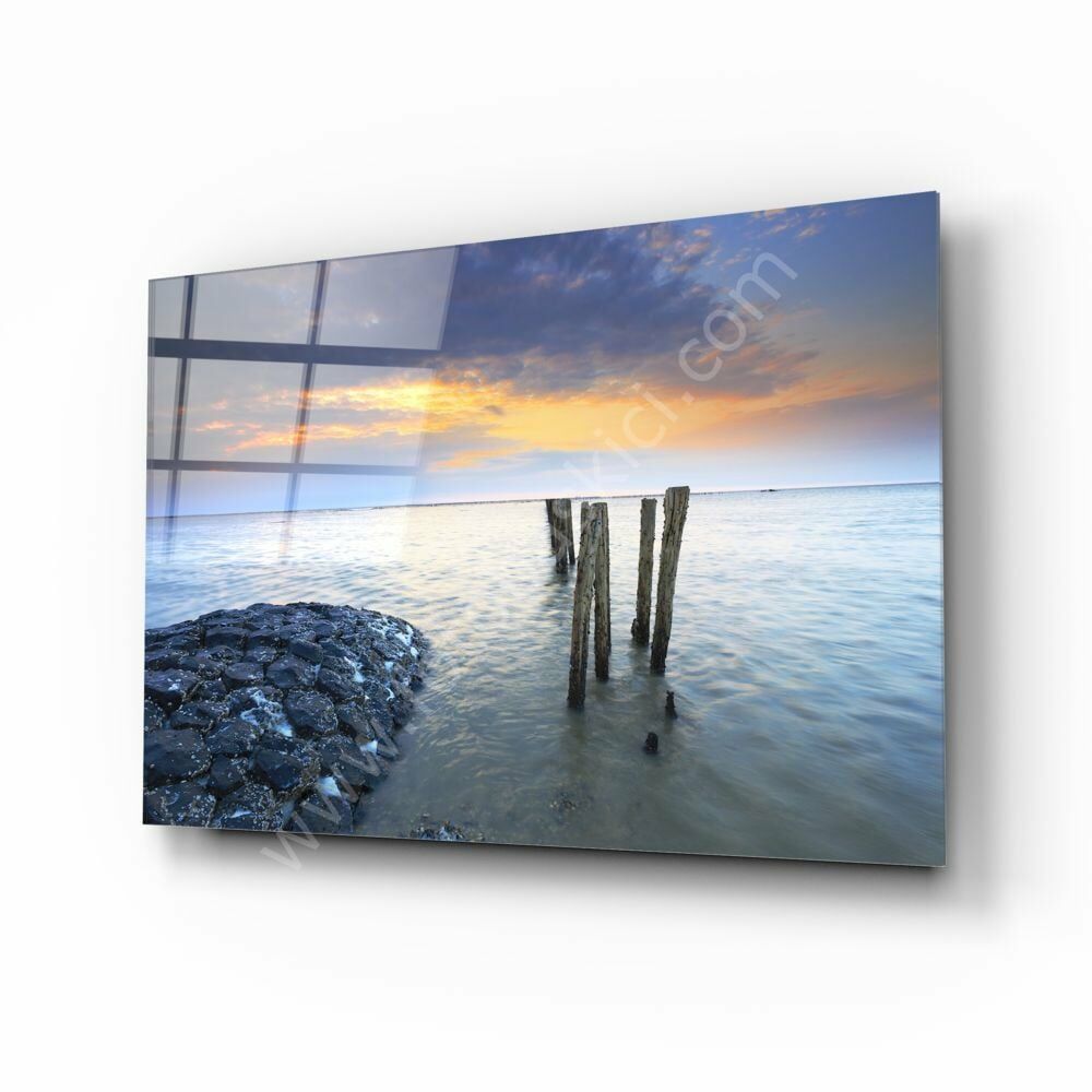 Deniz Manzara Cam Tablo No:2053