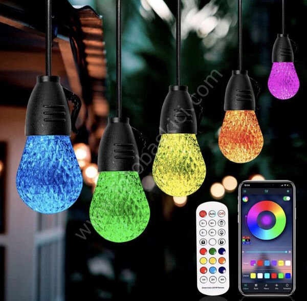 WiFi Kontrol Multicolor Işık Zinciri 15 Metre