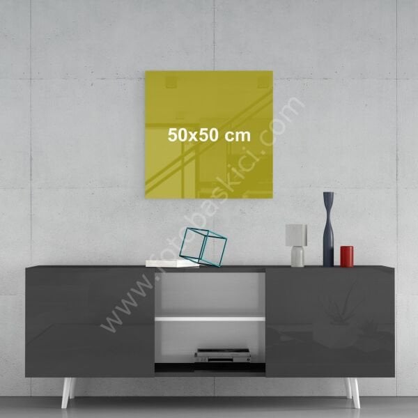 Kişiye Özel Cam Tablo 50x50 cm (Kare)