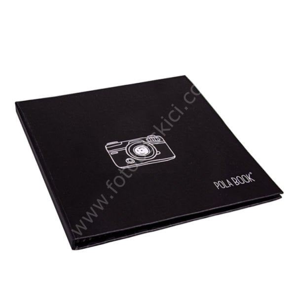 PolaBook Siyah Anı Defteri 20x20 cm