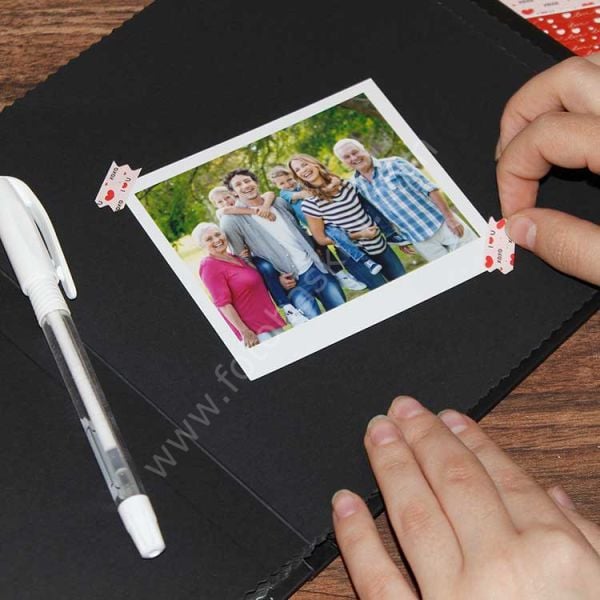 PolaBook Siyah Anı Defteri 20x20 cm
