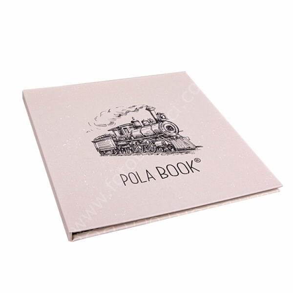 Tren PolaBook Siyah Anı Defteri 20x20 cm