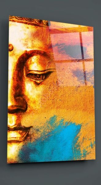 Buddha Portre Cam Tablo