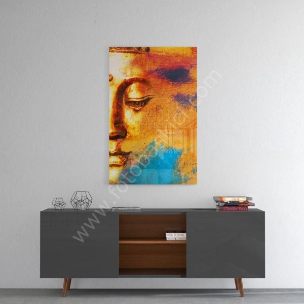 Buddha Portre Cam Tablo
