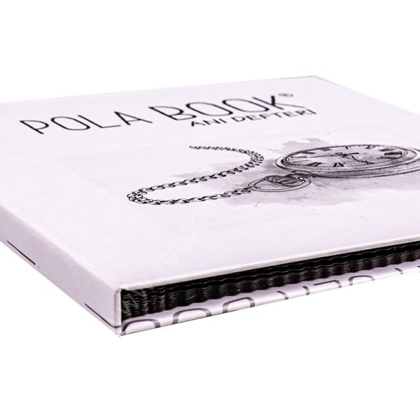 Köstekli Saat PolaBook Siyah Anı Defteri 20x20 cm