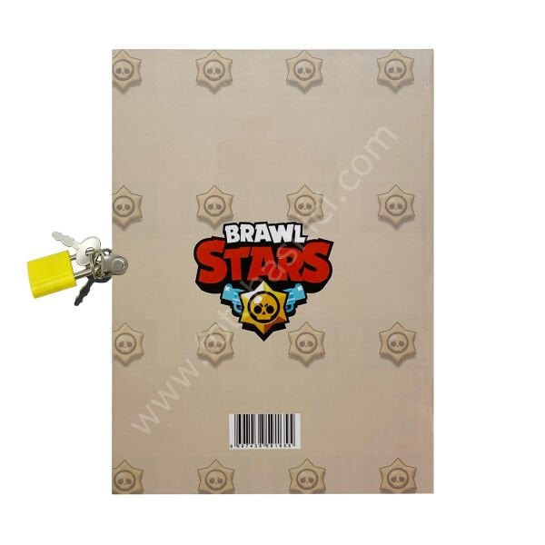 Brawl Stars Kilitli Erkek Çocuk Günlük Anı Defteri