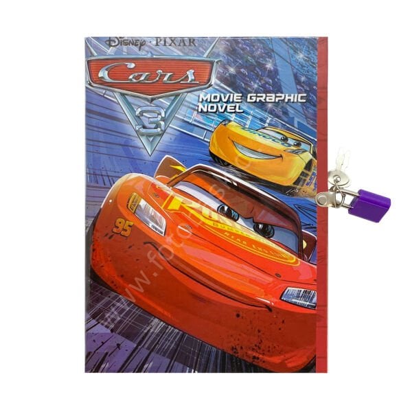 Disney Pixar Cars Kilitli Erkek Çocuk Günlük Anı Defteri