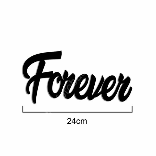 ''Forever'' Yapışkanlı Sök Tak Duvar Yazısı