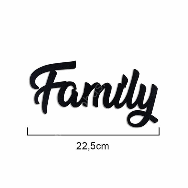''Forever Family'' Yapışkanlı Sök Tak Duvar Yazısı