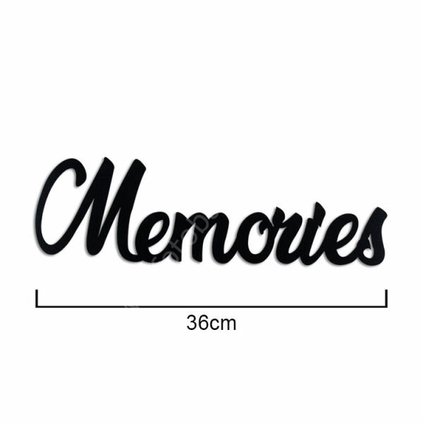 ''My Memories'' Yapışkanlı Sök Tak Duvar Yazısı