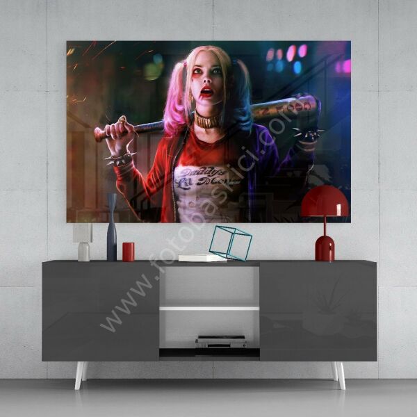 Harley Quinn Cam Tablo No:6049