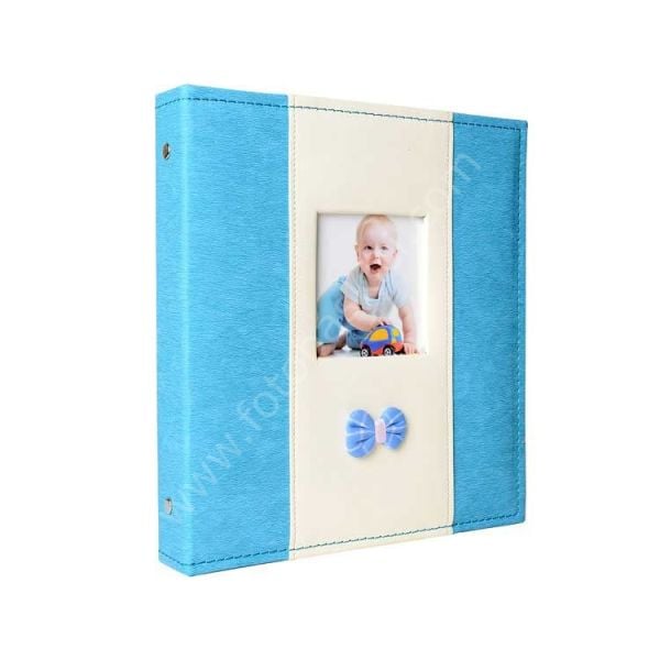 Deri Memory Fotoğraf Albümü Mavi 200'lük 10x15