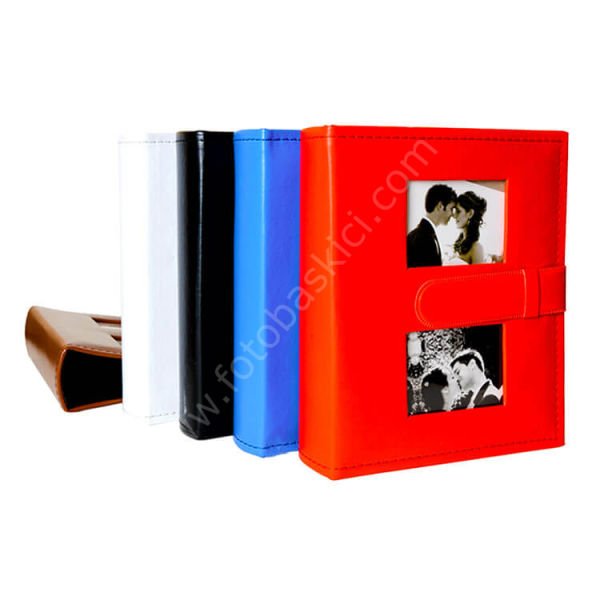 Deri Fotoğraf Albümü Kahve 200’lük 10x15