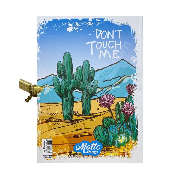 Çöl Kilitli Günlük Anı Defteri - Desert Diary