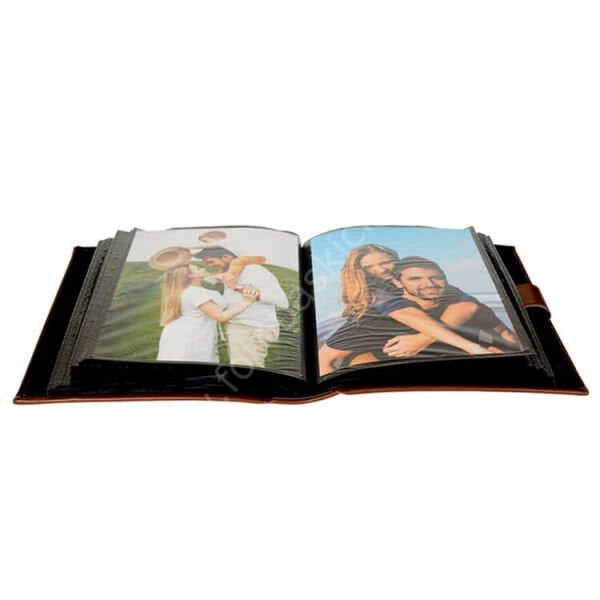 Deri Fotoğraf Albümü Kahve 100’lük 15x21