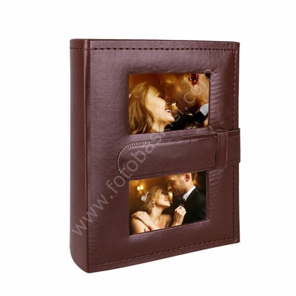 Deri Fotoğraf Albümü Kahve 100’lük 13x18
