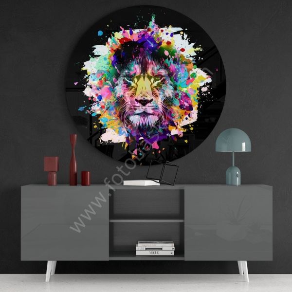 Aslan Cam Tablo No:1082
