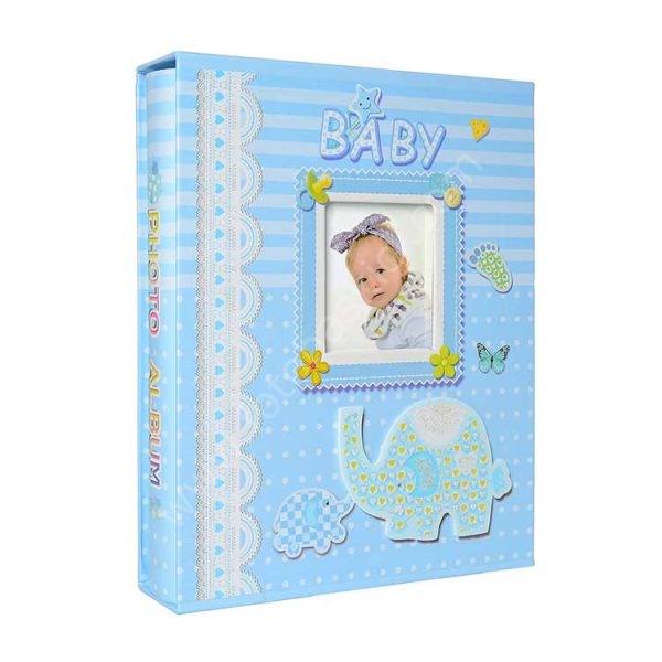 Bebek Fotoğraf Albümü Mavi 200’lük 10x15 cm