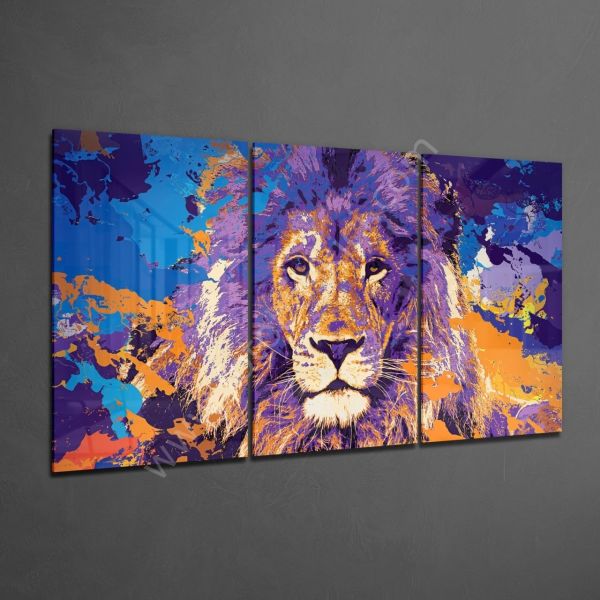 Aslan Cam Tablo No:2054