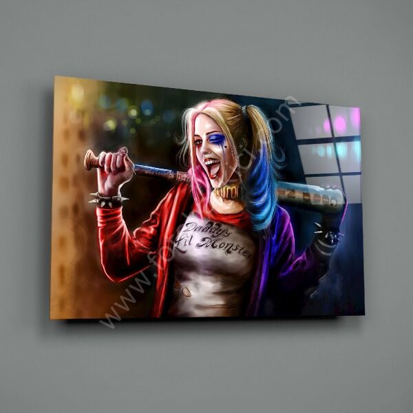Harley Quinn Cam Tablo No:6069