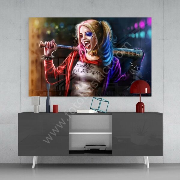Harley Quinn Cam Tablo No:6069